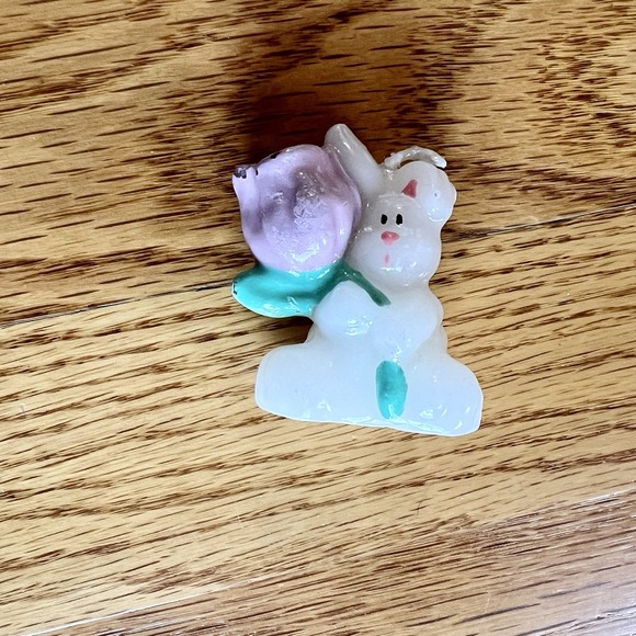 Lot Of 3 Easter Wax Candles Russ Berries Bunny Egg Carrots Rose‎ Vintage - Picture 4 of 10